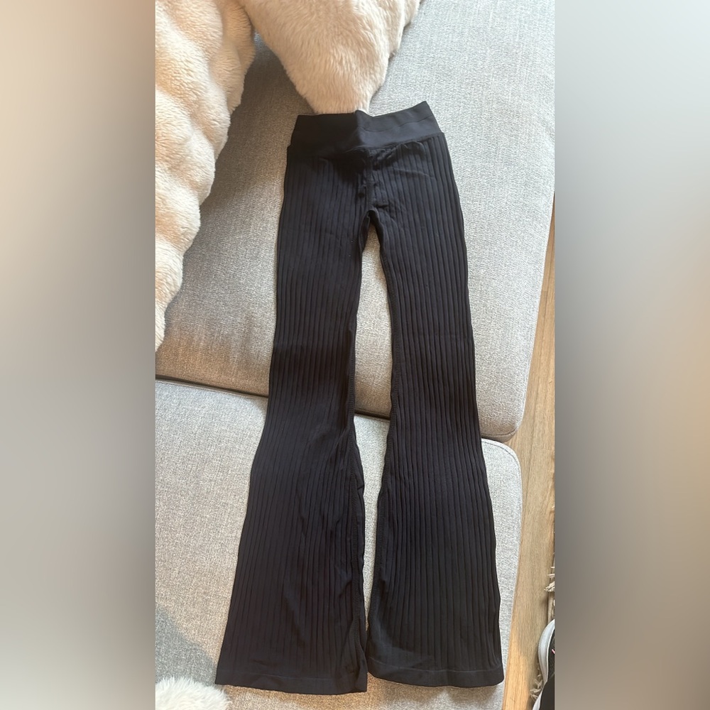 Forever 21 Black Ribbed Pants